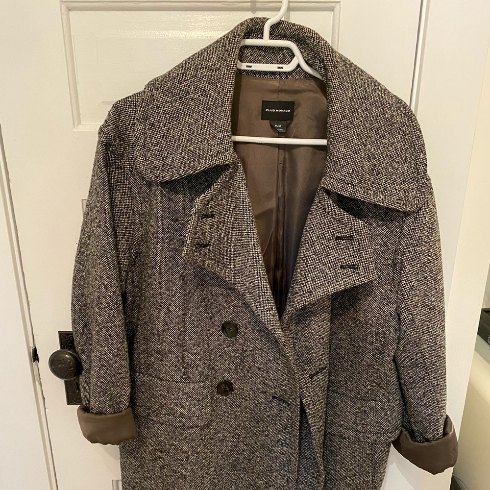 Black & White Club Monaco coat